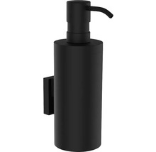Schwarzer Seifenspender zur Wandmontage