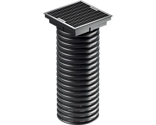 ACO Versickerungsschacht Kunststoff Ø 23,0 cm H = 57,8 cm Aco Hofablauf mit Teleskopaufsatz