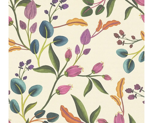 Tapete mit floralem Muster