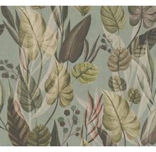 Tapete mit Blättern und Pflanzenmuster