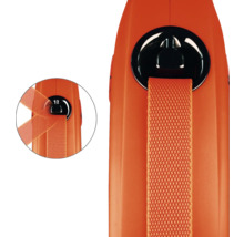 Detailansicht einer Hundeleine mit Gurtband