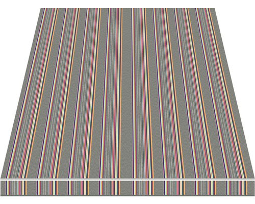 Grauer Rollladenstoff mit vertikalen Streifen