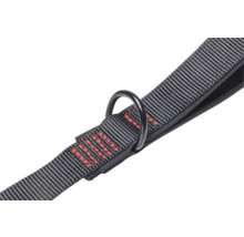 Textilband mit Metallring