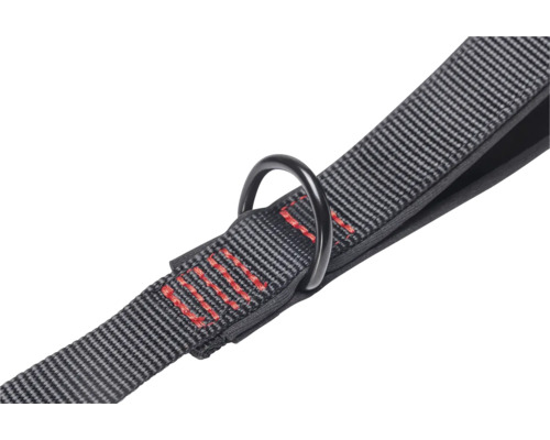 Textilband mit Metallring