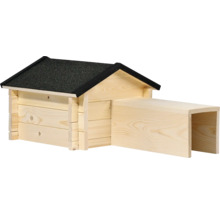 Holzhäuschen mit einem Anbau