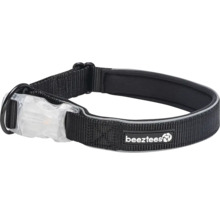 Hundehalsband mit reflektierenden Details und Beeztees Logo