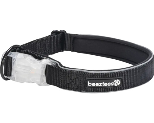 Hundehalsband mit reflektierenden Details und Beeztees Logo