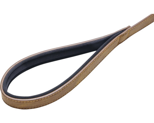 Brauner Lederriemen mit Polsterung