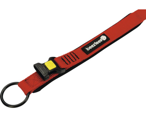 Beeztees Logo Hundesicherheitsgurt mit Ring und Schnalle