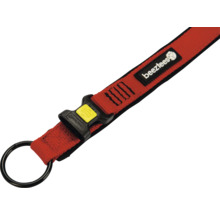 Beaglehundeleine mit schwarzem Ring und schwarzem Verschluss