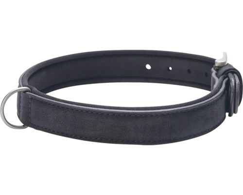 Hundehalsband aus Leder mit Metallschnalle und D-Ring