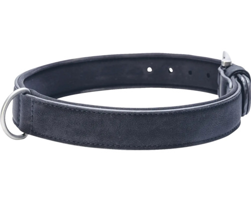 Hundehalsband aus Leder mit Metallschnalle und D-Ring