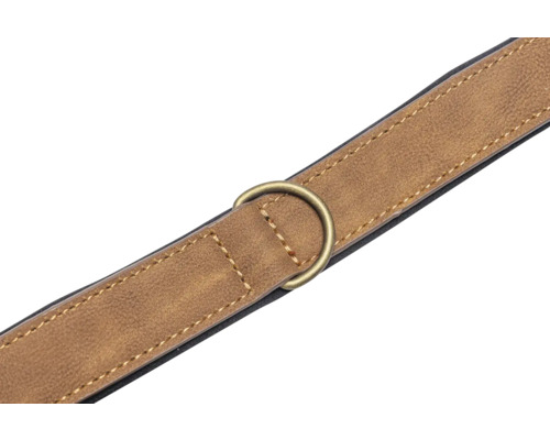 Brauner Trageriemen mit Metallschnalle