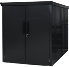 Gartenschrank aus Metall mit abschließbarer Doppeltür zur Aufbewahrung von Gartengeräten