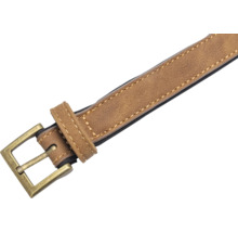 Brauner Gürtel mit Metallschnalle
