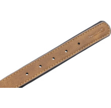 Halsband aus Lederimitat mit Löchern zur Größenverstellung