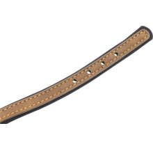 Halsband aus Leder mit Löchern zur Größenverstellung
