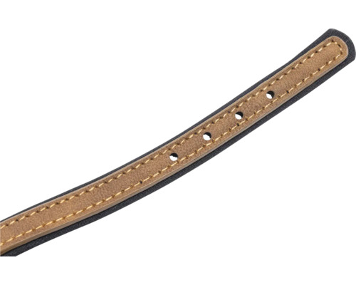 Halsband aus Leder mit Löchern zur Größenverstellung