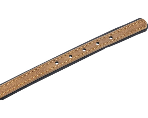 Hundehalsband aus Leder mit Löchern zur Größenverstellung