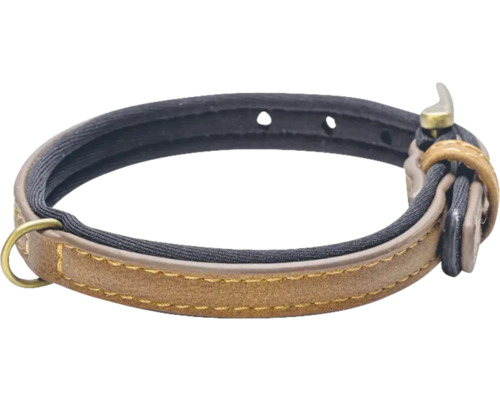 Hundehalsband aus Leder mit Schnalle und D-Ring