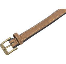 Brauner Gürtel mit Metallschnalle