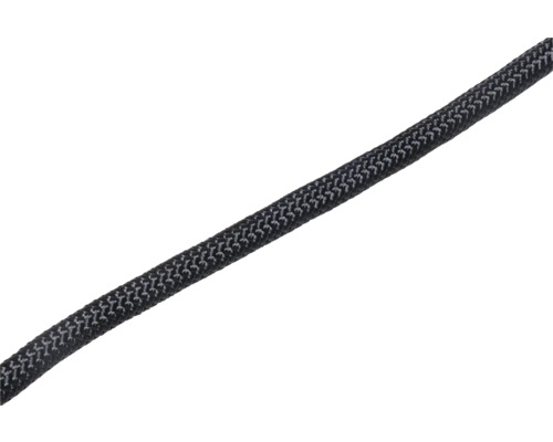 Schwarze geflochtene Kordel
