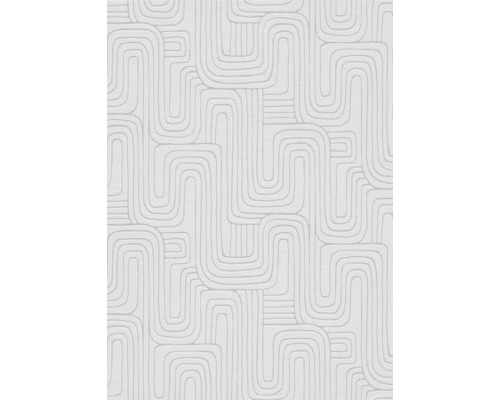 Tapete mit grafischem Muster aus verschlungenen Linien