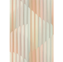 Abstraktes Tapetenmuster mit vertikalen Streifen und abgerundeten Enden