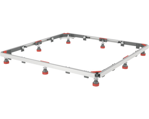 SCHULTE Einbaurahmen ExpressPlus für Duschwannen aus Mineralguss EP5646 Duschwannenfußgestell zur Montage von Duschwannen