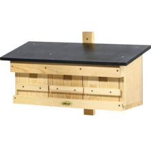 Fledermauskasten aus Holz mit Dach