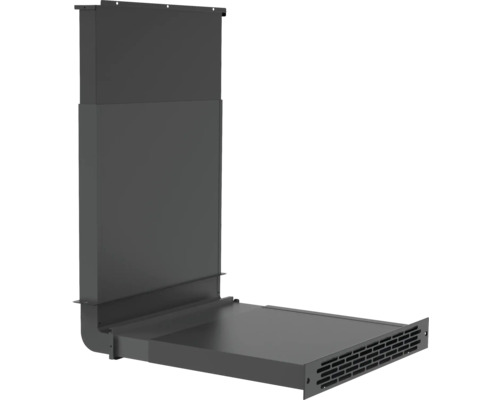 Wolkenstein WDA-KS2 Abluftset schwarz 50899 Dunstabzugshaube zur Wandmontage