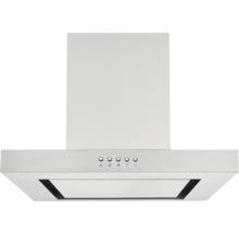 Dunstabzugshaube aus Metall mit Bedienknöpfen