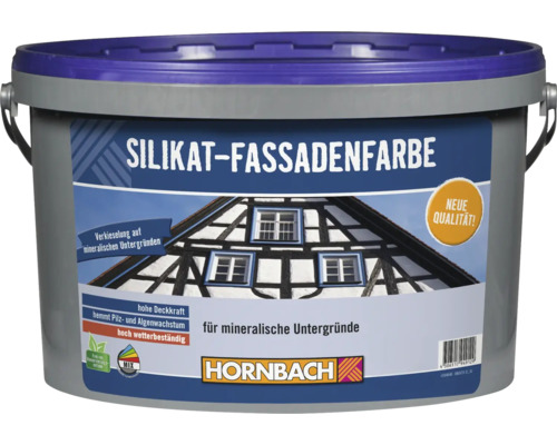 Eimer Silikat-Fassadenfarbe für mineralische Untergründe von Hornbach