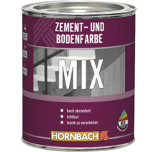Farbeimer mit Zement- und Bodenfarbe der Marke Hornbach