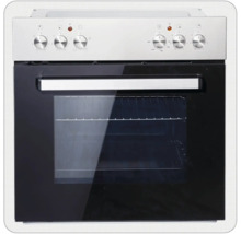 Backofen mit Bedienknöpfen und Glastür