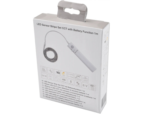 LED Sensor Stripe Set CCT mit Batteriefunktion, 1 Meter