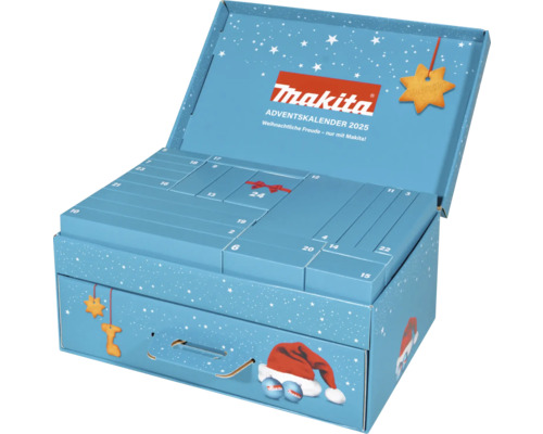 Makita Adventskalender 2025 mit 24 Überraschungen