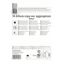 Informationen zu Allium cepa var. aggregatum Mikor, einschließlich Standort, Pflanzung, Trockenheitstoleranz und Vermehrung