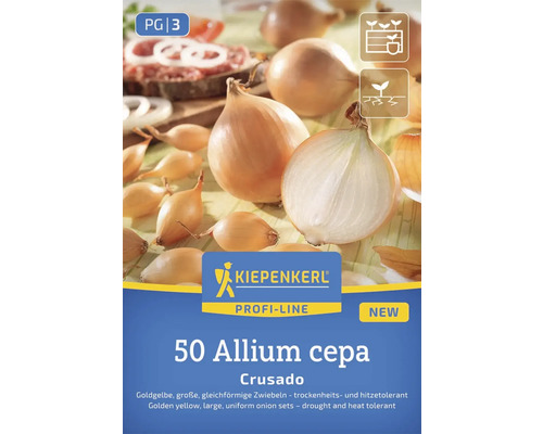 Kiepenkerl Profi-Line Allium cepa Crusado Zwiebelset, 50 Stück
