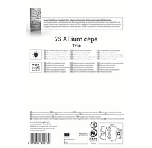Allium cepa Trio Verpackung für 75 Zwiebeln