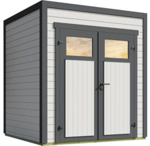 Gerätehaus mit Doppeltür und Fenster