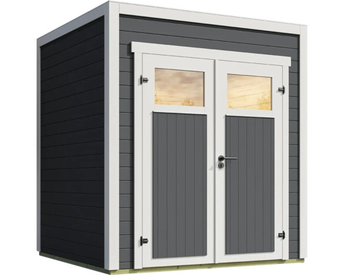 Gartenschuppen mit Doppeltür und Fenster