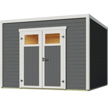 Gartenhaus mit Doppeltür und Fenstern