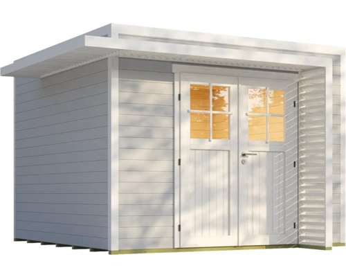 Gartenhaus mit Doppeltür und Fenster