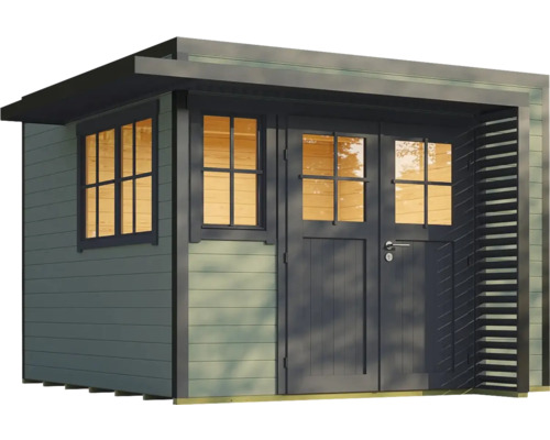 Gartenhaus mit Fenster und Doppeltür
