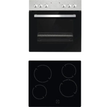 Elektroherd mit vier Kochfeldern und Backofen