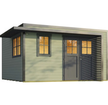 Gartenhaus mit Fenster und Tür