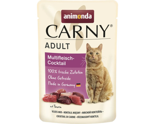 Katzenfutter nass animonda Carny Adult Multi-Cocktail 85 g Animonda Carny Adult Katzenfutter Multifleisch-Cocktail