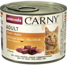 Animonda Carny Adult Katzenfutter Rind und Huhn in Dose