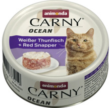 Animonda Carny Ocean Katzenfutter Dose mit Thunfisch und Red Snapper